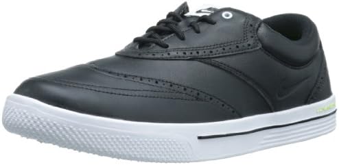 Nike Golf Men’s Nike Lunar Swingtip Leather-M, Black/White/Volt, 11 M US