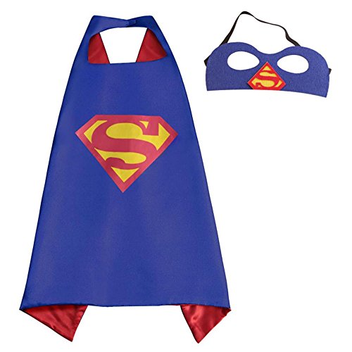 Heroes Superman Logo Cape and Mask Costume - In Gift Box from Outlander