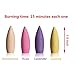 UOON Backflow Incense Cones | Rose + Jasmine + Lavender + Sandalwood Mixed Assortment Natural Fragrant Cones, Large (72pcs,15minutes)