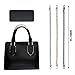 Zonon 3 Pieces Handbag Chain Straps Bag Strap Replacement Metal Purse Clutches Handles for Purse Handbags DIY Crafts, 15.7 inch of Each
