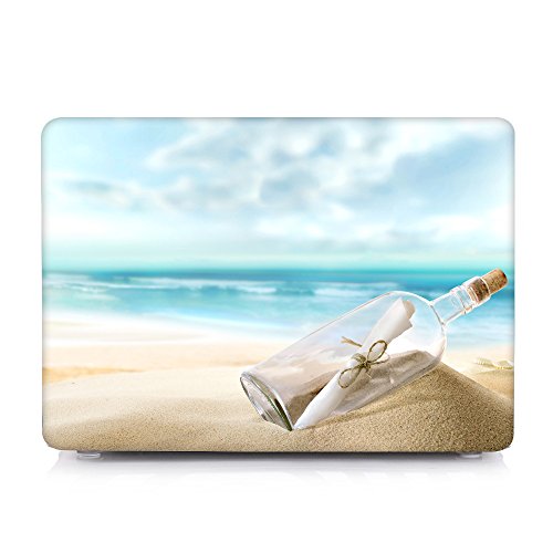 Rubberized Hard Shell Laptop Case + Keyboard Cover + Dust plug For Macbook Pro 13 wtih Retina (Models:A1425/A1502) - Ocean Current Bottle