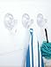 LUXEAR Suction Cup Hook Towel Hooks Shower Hooks Removable Kitchen Suction Hooks Vacuum Wall Holder for Home Bathroom Holder for Loofah Sponge Towel Key Coat Bag - 2 Pack