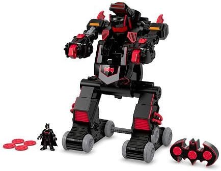 Imaginext DC Super Friends Remote Control Transforming Batbot Toy