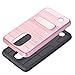 Gotd Protective Case Stand Cover for LG Aristo LV3 V3 MS210 LG M210 LG MS210 LG K8 (Rose Gold)