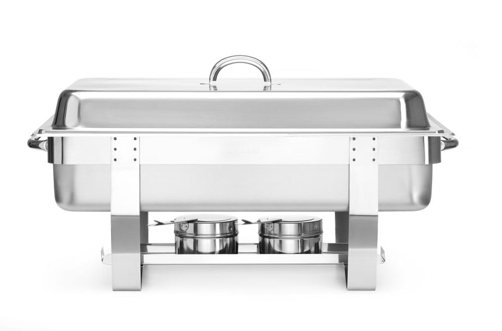 HENDI 471050 Chafing Dish Set, 585 x 385 x (H) 315 mm, Silver — image 1