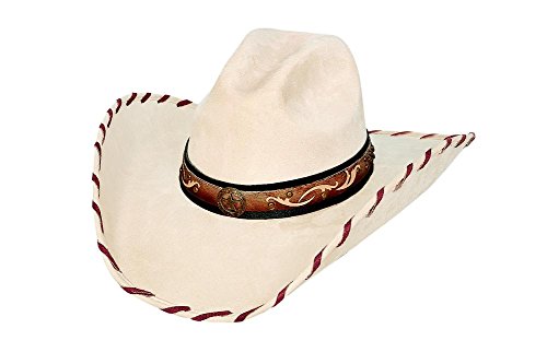 Montecarlo Bullhide Hats STRAIGHT SHOOTER Faux Felt Cowboy Western Hat (Small)