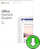 Microsoft® Office Home and Student 2019 | Multilingual | 1 PC (Windows 10) | Life Time License | Key Card