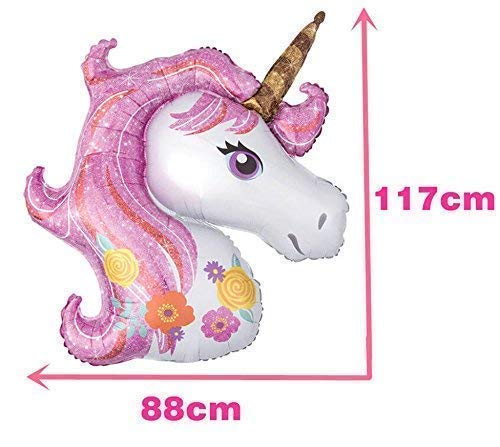 Unicorn Balloon 2 Pcs Large Balloons Decorations,Foil Balloon,Two 44