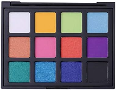 Eyeshadow Makeup Palette, Shimmer + Matte 12 Colors - Highly Pigmented - Bright Eye Shadow Powder Waterproof Eye Shadows Set (12P)