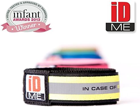 IDme safety identity wristband (Reflective Yellow)