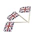 BESTOYARD Flag Picks Union Jack Cupcake Toppers for Party Favors Birthday Wedding Shower National Day Food Toothpicks 100 Pcs