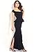 Doreen Women Drop shoulder Peplum Party Maxi Evening Dress