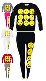 Jolly Rascals Girls Emoji Jumper And Matching Leggings