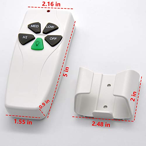 Universal Ceiling Fan Remote Control Kit, Replacement of Harbor Breeze