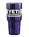 YETI Rambler Cup Custom Colors, 30 oz, Stainless Steel Tumbler, Travel Mug, Powder Coated (Intense Purple) by Yeti