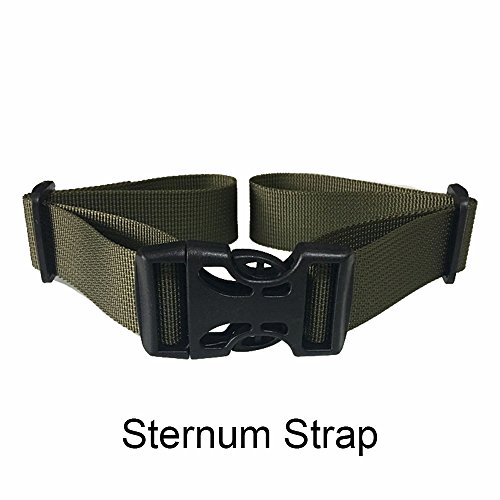 BRONZEMAN Sternum Strap Backpack Chest Harness Nylon Adjustable