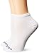MediPEDS Women's Diabetic Lightweight Flat Knit Mesh Top Low Cut Socks 2 Pairs, White, 7-10