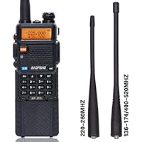 BaoFeng BF-R3 Tri-Band 136-174/220-260/400-520Mhz with 2 Antennas 3800mAh Battery Amatuer Portable UV-5R Transmitter Two Way Radio