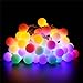 HC&ABELE LED Globe String Lights Battery Operated, Multi Colors, Globe Fairy Starry Lights for Home Party Birthday Festival Wedding Indoor Outdoor Decorations 16.5ft / 50LED