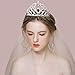 Elegant Tiara Crystal Hair Crown - Rhinestones Headband for Queen, Bridal, Princess in Wedding, Party and Birthday 1-2 - by NIPOO