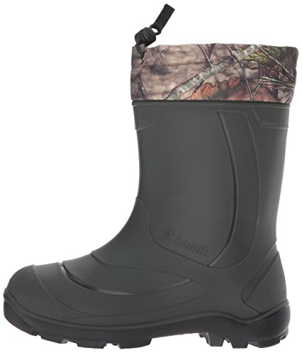 Kamik Unisex-Kids Snobuster2 Snow Boot, Mossy Oak Camouflage, 4 Medium US Big Kid
