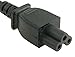 Cable Leader 6ft 3-Prong Notebook AC Power Cord IEC320 C5 to NEMA 5-15P UL Listed
