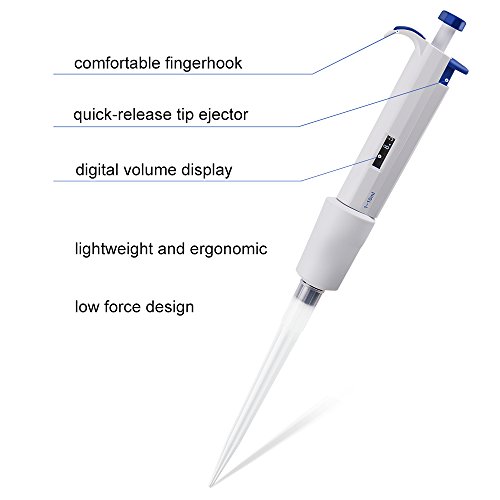 Four E's Scientific Lab Single-Channel Pipettor Adjustable Micro Pipette 1-10mL - Thumbnail 4