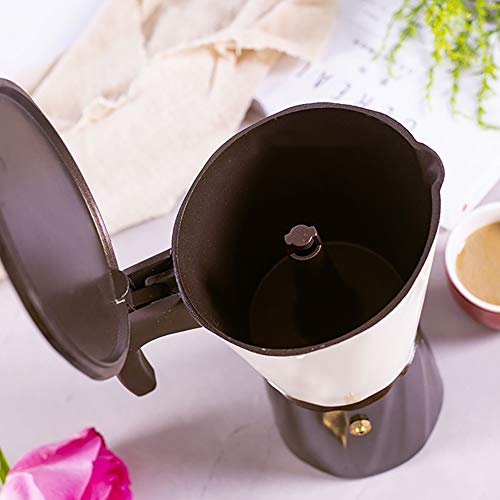DYB Espressokocher Moka Pot Home 180ml Kaffeekanne Büro Make Kaffee Appliance Italienisch Konzentrat Kaffeekanne – Bild 4