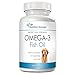 Nutrition Strength Omega 3 Fish Oil Soft Gels for Dogs with EPA & DHA Fatty Acids for Heart, Skin, Coat & Allergy Support, Hip & Joint & Arthritis Dog Supplement, 180 Soft Gels
