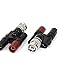 uxcell BNC Male Plug to Two Banana Female Jack Coaxial Connector Adapter 5pcs