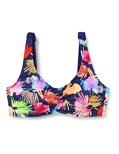 FIREFLY Muriel Mm Partes de Arriba de Bikini Navy Dark/Flower 50C