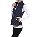 Trends SNJ Women's Lightweight Quilted Padding Zip Up Jacket Vest (S - 3XL)
