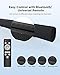 Meidong Sound Bars for TV, Bluetooth Speakers Sound bar Wireless Soundbars 43 Inches 60W with Remote Control Optical Cable AUX RCA Output (KY2022 PRO)thumb 4