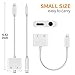 Headphone Jack Dongle Adapter for iPhone X 8/8Plus 7/7Plus.Adapter iPhone Accessories Headset Cable Audio Earphone 3.5mm Aux Jack Charger Splitter Adaptor Charge+Volume+Music Control Support 1OS11.3