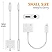 Headphone Jack Dongle Adapter for iPhone X 8/8Plus 7/7Plus.Adapter iPhone Accessories Headset Cable Audio Earphone 3.5mm Aux Jack Charger Splitter Adaptor Charge+Volume+Music Control Support 1OS11.3thumb 2