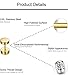 FIBO STEEL 6 Pairs Stainless Steel Stud Earring for Men Women Flat Back Ear Plugs Tunnel Ear Piercing,7MM