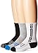 Jefferies Socks Girls' Sport Tech Crew Half Cushion Socks 3 Pair Pack