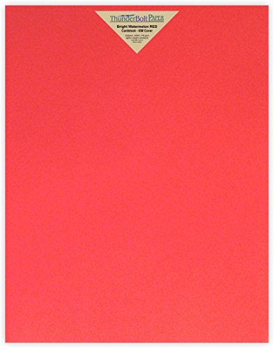 25 Watermelon Red 65lb Cover|Card Paper - 11" X 14" (11X14 Inches) Scrapbook|Picture-Frame Size - 65 lb/pound Light Weight Cardstock - Quality Printable Smooth Surface for Bright Colorful Results