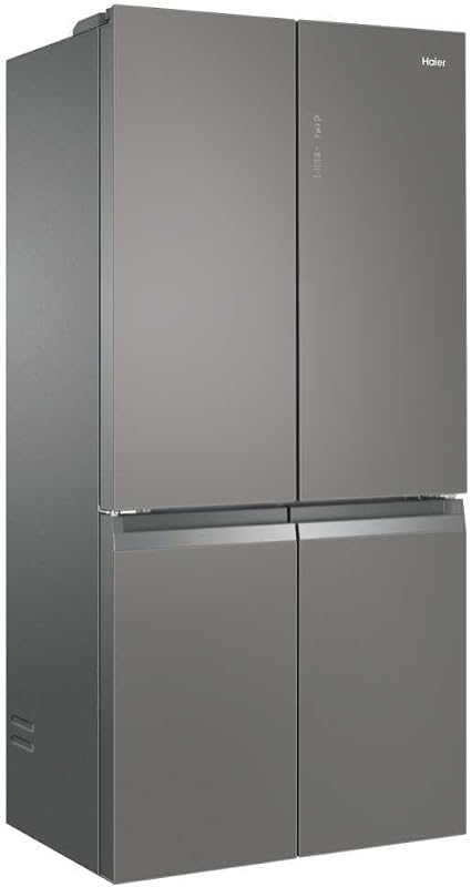 Side-by-Side Kühlschrank (T-Door), Grau/Glas, Serie-3
