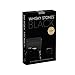 Original Whisky Stones BLACK By Teroforma – Handcrafted Polished Soapstone Beverage Chilling Cubes (Set of 9)