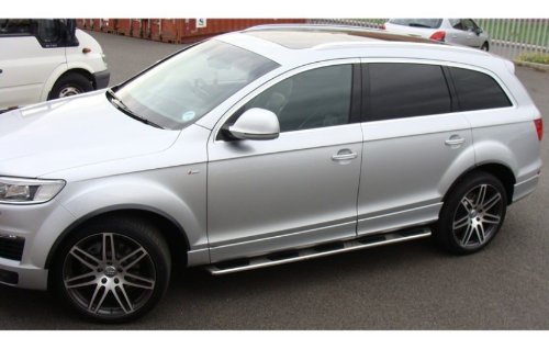 Audi Q7 Trittbretter Oem Seitenschweller Aluminium Turleisten