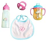DREAM COLLECTION Doll Feeding Time Set with Pacifier