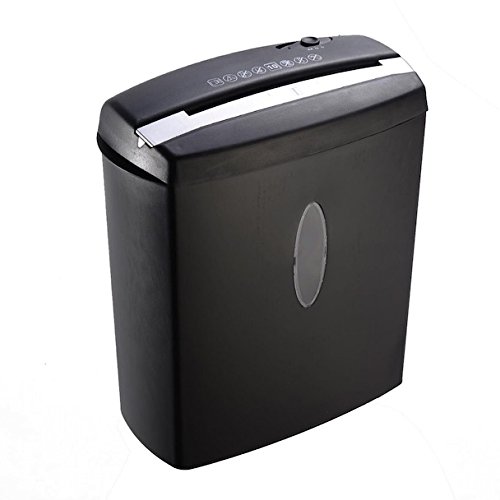 10 Sheets Paper Shredder With Large Basket Cross-Cut Shred Credit Card Staples Home Office Use Solid Construction Overheat Protection