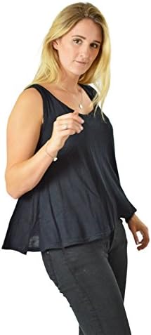 River Island Black Marl Vest Swing Top