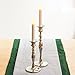 Flameless Taper LED Candles by LampLust | Ivory Drip Finished, 6