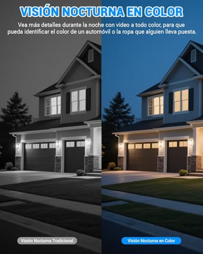 EASYTAO Camara Foco Camara de Seguridad Interior/Exterior 1080P, Camara WiFi IP66 Impermeable Base E26/ E27 con Seguimiento Automático, Visión Nocturna a Color, Audio Bidireccional, Funciona con Alexa