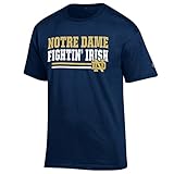 Notre Dame Fighting Irish Adult Block T-Shirt - Navy