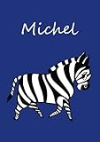 Image de Malbuch / Notizbuch / Tagebuch - Michel: A4 -blanko - Zebra (German Edition)