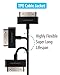 HomeSpot Sync & Charge 30 pin to USB Cable 6.6ft (2M) Extra Long Charging Cable Compatible with iPhone 4, iPhone 4S, iPad 1/2/3, iPod Touch, iPod Nano (1 Pack- Black)