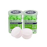 Flents Contour Ear Plugs - Soft Comfort! 50 Pair with 2 Clear Plastic Travel Jars Only available from GroupMedShop (2 Pack) (100 Pair)